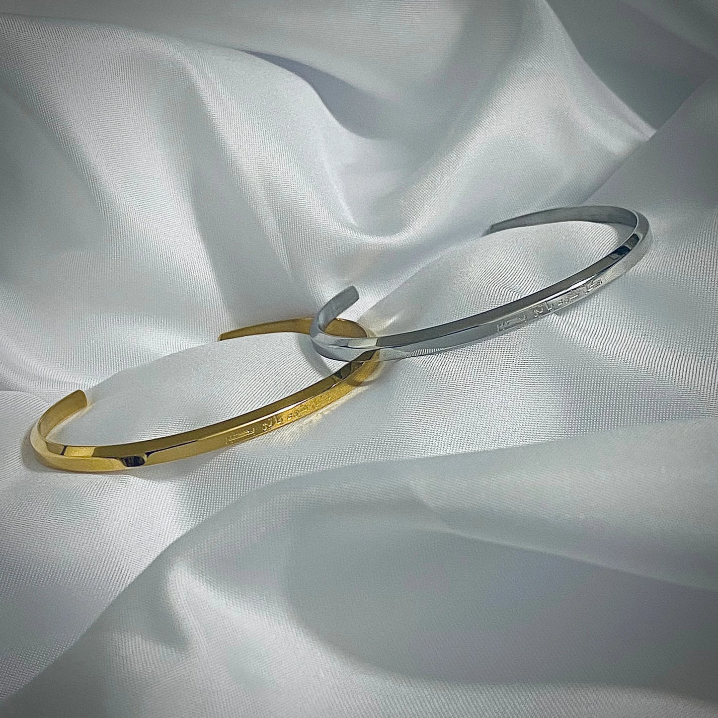 "Alles komt met geduld" - Cuff Armband