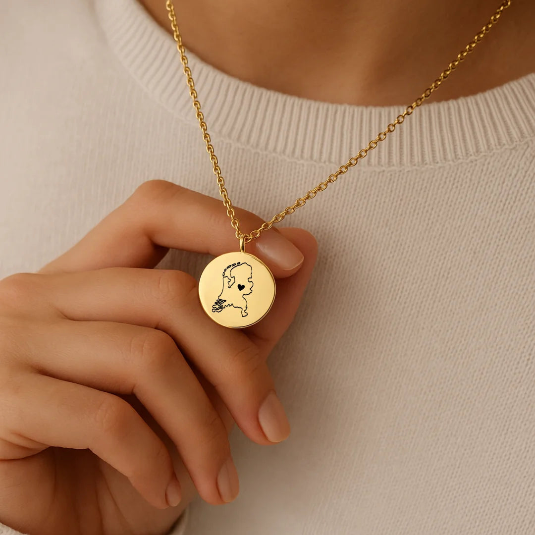“Heart on the Map” Necklace