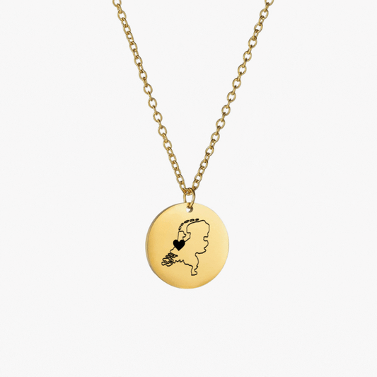 “Heart on the Map” Necklace