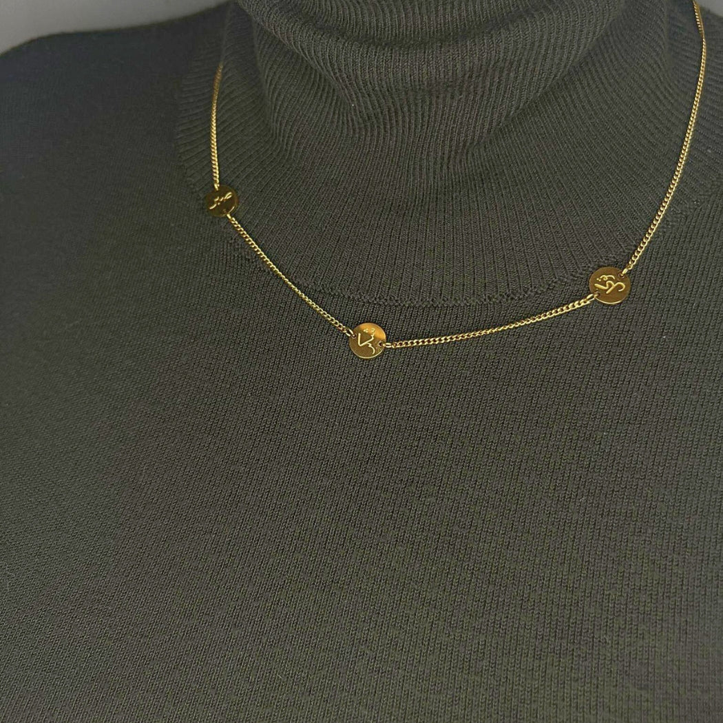 Sabr, Shukr, Tawakkul ketting | 18K Gold Plated