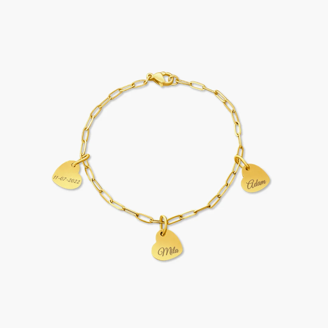 Paperclip Name Bracelet