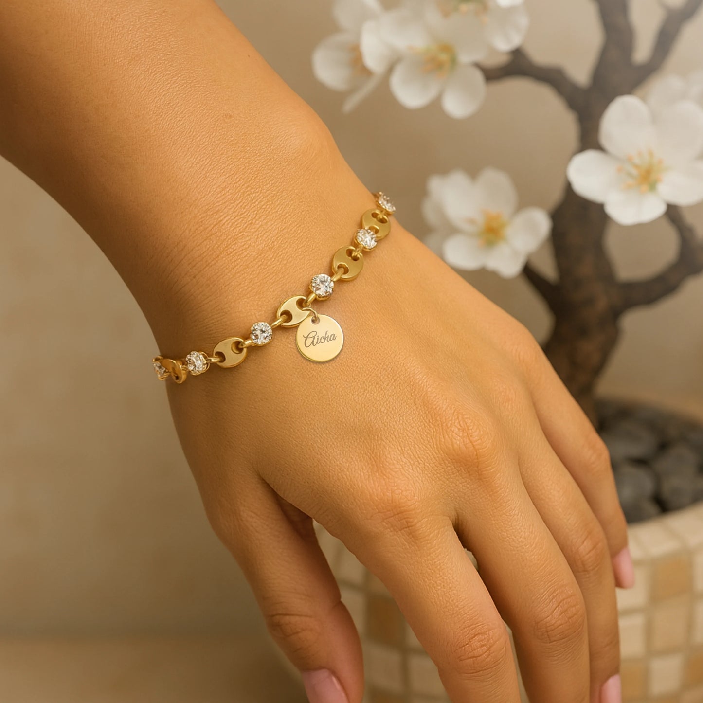 Elegant Zirconia Bracelet
