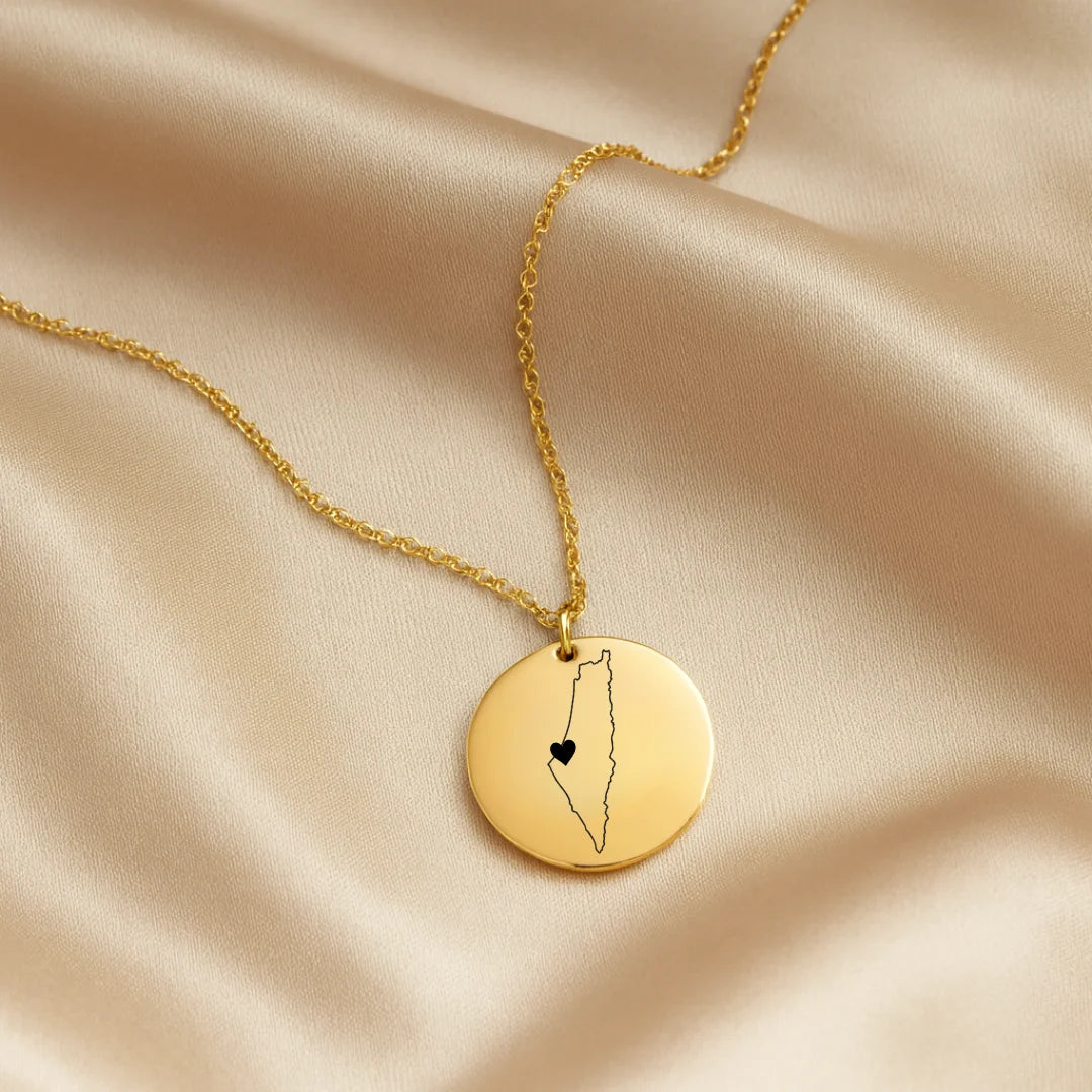 “Heart on the Map” Necklace