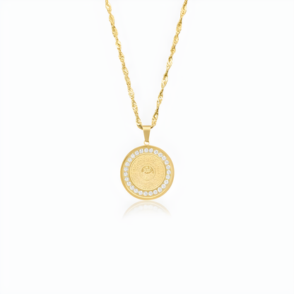 Ayatul Kursi ketting met Zirkonia Stenen