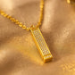 Zirkonia Bar Ketting