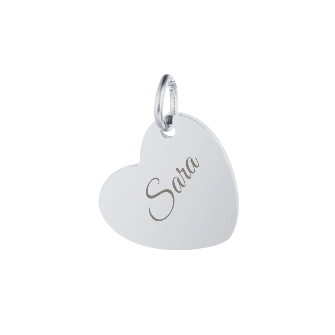 Hartje bedel - zilver