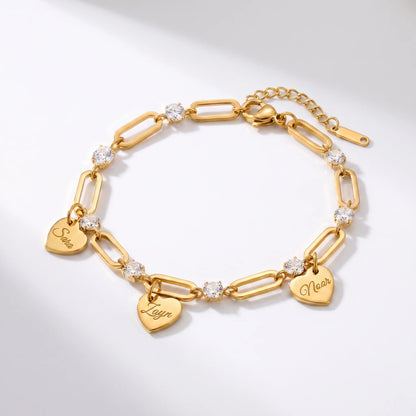 Voor Altijd - Zirkonia Armband