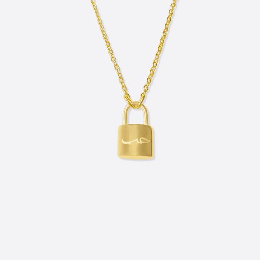 Love lock necklace