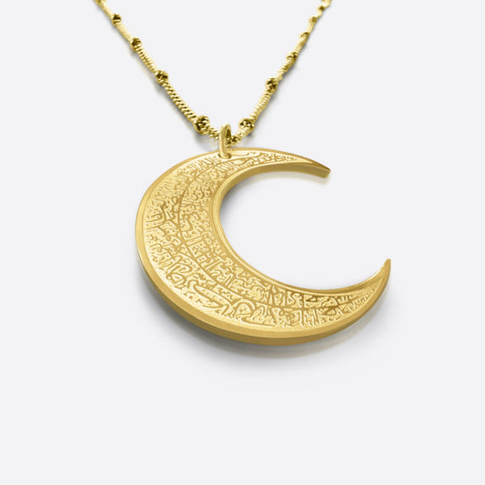 4QUL Moon necklace