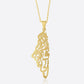 Palestine country map Necklace
